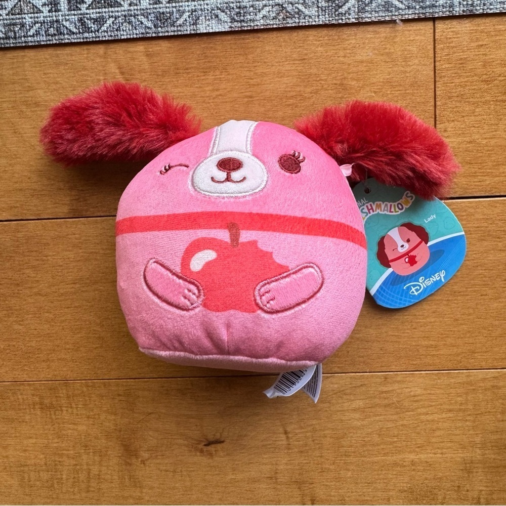 Disney Pink and Red Stuffed Animal